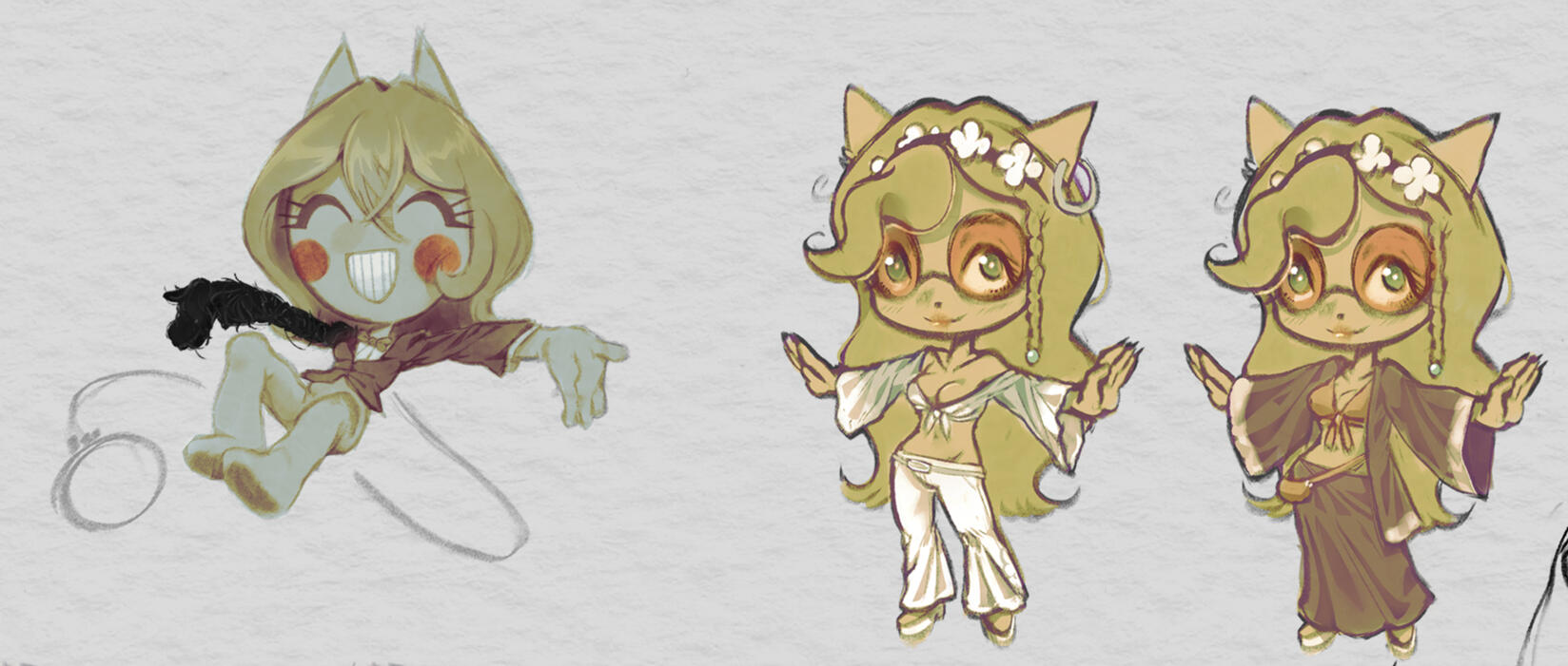 Rendered Sketch Chibis 15€